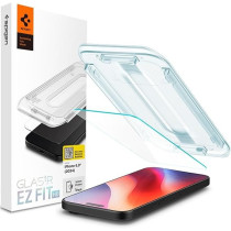 Spigen Glastr Ez Fit Hd For iPhone 16 Pro Max Screen Protector Premium Tempered Glass Case Friendly With Sensor Protection