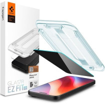 Spigen Glastr Ez Fit Hd Privacy For iPhone 16 Pro Max Privacy Screen Protector Premium Tempered Glass With Auto Align Technology