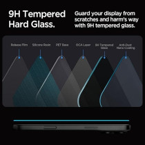 Spigen Glastr Ez Fit Hd Privacy For iPhone 16 Pro Max Privacy Screen Protector Premium Tempered Glass With Auto Align Technology