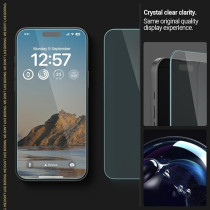 Caseology Snap Fit For iPhone 16 Pro Max Screen Protector Premium Tempered Glass Case Friendly With Sensor Protection, Pack Of 2