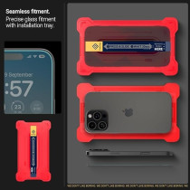 Caseology Snap Fit For iPhone 16 Pro Max Screen Protector Premium Tempered Glass Case Friendly With Sensor Protection, Pack Of 2