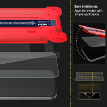 Caseology Snap Fit For iPhone 16 Pro Max Screen Protector Premium Tempered Glass Case Friendly With Sensor Protection, Pack Of 2