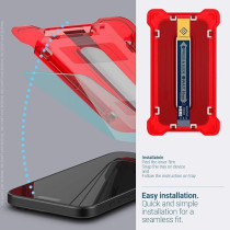 Caseology Snap Fit For iPhone 16 Plus Screen Protector Premium Tempered Glass Case Friendly With Sensor Protection, Pack Of 2