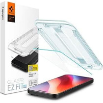 Spigen Glastr Ez Fit Hd For iPhone 16 Pro Screen Protector Premium Tempered Glass Case Friendly With Sensor Protection