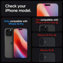 Spigen Glastr Ez Fit Hd For iPhone 16 Pro Screen Protector Premium Tempered Glass Case Friendly With Sensor Protection