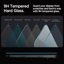 Spigen Glastr Ez Fit Hd For iPhone 16 Pro Screen Protector Premium Tempered Glass Case Friendly With Sensor Protection