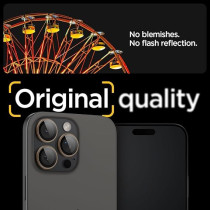 Spigen Glastr Ez-Fit Optik Pro Camera Lens Screen Protector Designed For iPhone 16 Pro Max And iPhone 16 Pro Desert Titanium, Pack Of 2