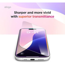 Elago Privacy Tempered Glass Compatible With iPhone 16 Screen Protector