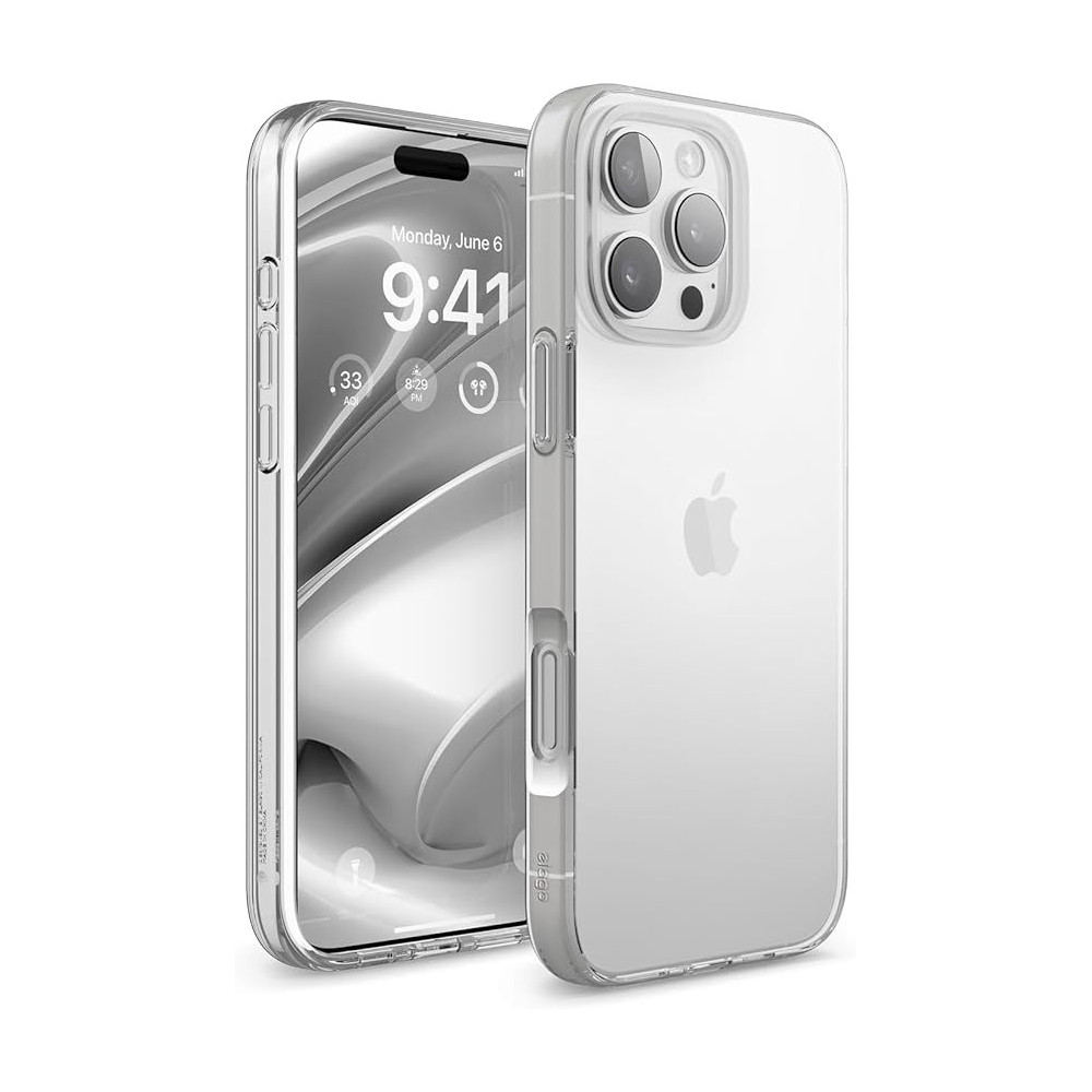 Elago Hybrid Clear Compatible With iPhone 16 Pro Max Military Grade Drop Protection Case Cover, Transparent