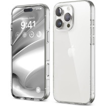 Elago Hybrid Clear Compatible With iPhone 16 Pro Max Military Grade Drop Protection Case Cover, Transparent