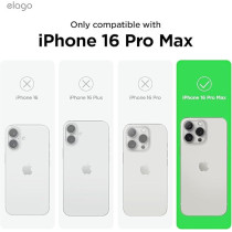 Elago Hybrid Clear Compatible With iPhone 16 Pro Max Military Grade Drop Protection Case Cover, Transparent