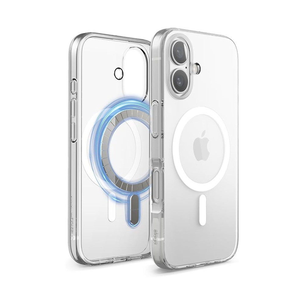 Elago Magnetic Hybrid For iPhone 16 Compatible With MagSafe Case Cover, Clear