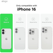 Elago Magnetic Hybrid For iPhone 16 Compatible With MagSafe Case Cover, Clear