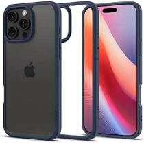 Spigen Ultra Hybrid Designed For Iphone 16 Pro Case Cover, Navy Blue
