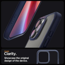 Spigen Ultra Hybrid Designed For Iphone 16 Pro Case Cover, Navy Blue
