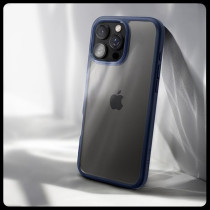 Spigen Ultra Hybrid Designed For Iphone 16 Pro Case Cover, Navy Blue