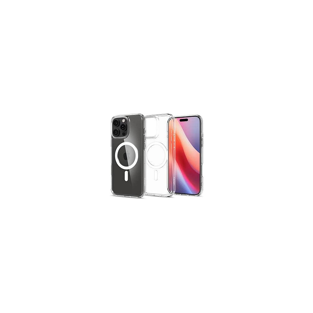Spigen Ultra Hybrid Magfit Designed For Iphone 16 Pro Case Cover Magsafe Compatible, White