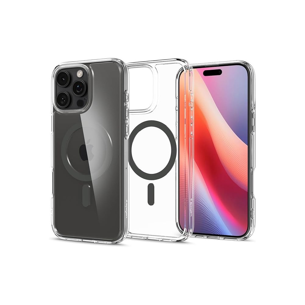 Spigen Ultra Hybrid Magfit Designed For Iphone 16 Pro Case Cover Magsafe Compatible, Graphite