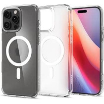 Spigen Ultra Hybrid Magfit Designed For Iphone 16 Pro Case Cover Magsafe Compatible, Frost Clear