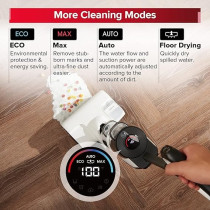 Roborock Dyad Pro Wet and Dry Vacuum Cleaner with 17000Pa Intense Power Suction, Vanquish Wet and Dry Messes with DyadPower, Self-Cleaning And Drying System, Auto Cleaning Solution Dispenser, Black/White, 1 Year Warranty