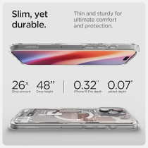 Spigen Ultra Hybrid Magfit Designed For Iphone 16 Pro Case Cover Magsafe Compatible, Zero One Natural Titanium