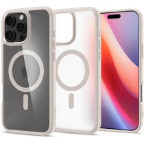 Spigen Ultra Hybrid Magfit Designed For Iphone 16 Pro Case Cover Magsafe Compatible, Frost Natural Titanium