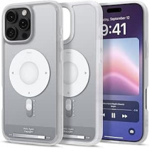Spigen Ultra Hybrid Magfit Designed For Iphone 16 Pro Case Cover Magsafe Compatible, Classic Silver
