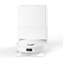 Roborock Qrevo MaxV Robot Vacuum, 7000Pa Suction, Auto Tank Refilling, Auto Dust Emptying, Double Spinning Mop, Reactive Tech Obstacle Avoidance, White, 1 Year Warranty