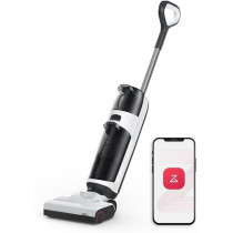 Roborock Dyad Air Wet and Dry Vacuum Cleaner with 17000Pa Power Suction, Edge Cleaning, Vanquish Wet and Dry Messes, Self-Cleaning And Drying System, Hardwood Floor Cleaner, Black, 1 Year Warranty