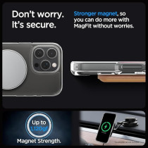 Spigen Ultra Hybrid S Magfit For Iphone 16 Pro Case Cover With Kickstand Magsafe Compatible, Graphite