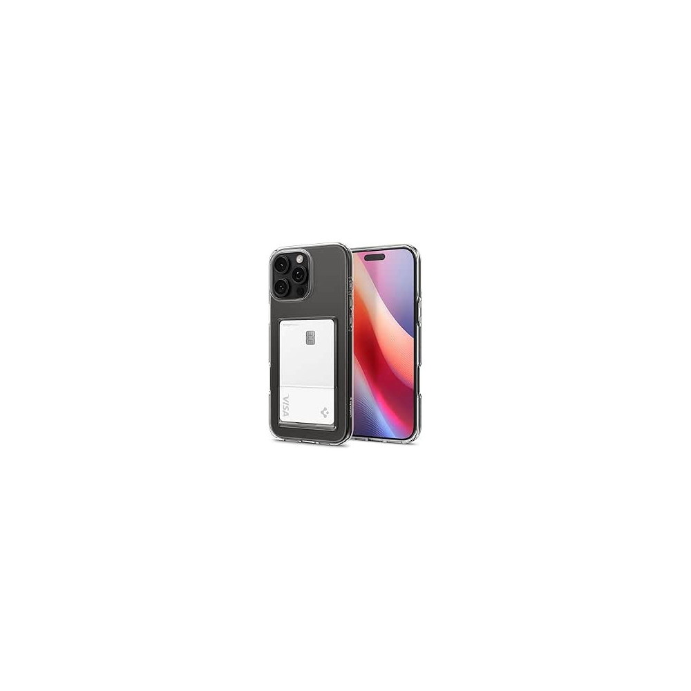 Spigen Crystal Slot Designed For Iphone 16 Pro Case Cover, Crystal Clear