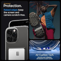 Spigen Crystal Slot Designed For Iphone 16 Pro Case Cover, Crystal Clear