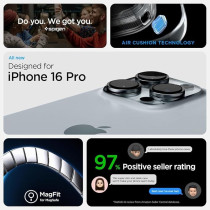 Spigen Tough Armor Magfit Ai Designed For Iphone 16 Pro Case Cover Magsafe Compatible, Gunmetal