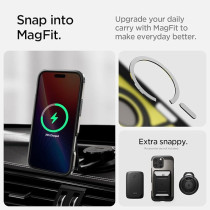 Spigen Tough Armor Magfit Ai Designed For Iphone 16 Pro Case Cover Magsafe Compatible, Gunmetal