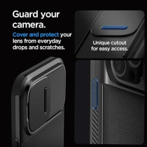 Spigen Optik Armor Magfit For Iphone 16 Pro Case Cover Magsafe Compatible, Black