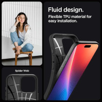Spigen Core Armor Designed For Iphone 16 Pro Case Cover, Matte Black