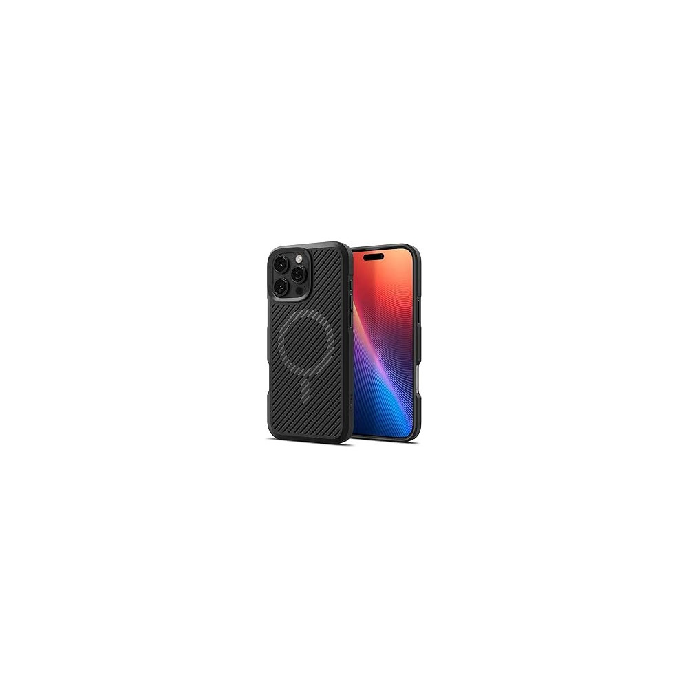 Spigen Core Armor Magfit For Iphone 16 Pro Case Cover Magsafe Compatible, Matte Black