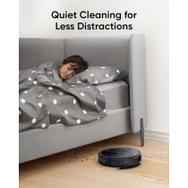 Eufy G50 Hybrid Robot Vacuum with Mop, 4,000 Pa Strong Suction, Dynamic Navigation, Roller Brush, Ideal for Pet Hair, Hard Floor Only, Black, 1 Year Warranty