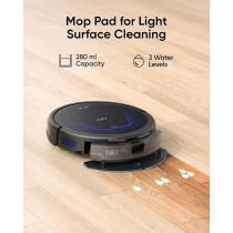 Eufy G50 Hybrid Robot Vacuum with Mop, 4,000 Pa Strong Suction, Dynamic Navigation, Roller Brush, Ideal for Pet Hair, Hard Floor Only, Black, 1 Year Warranty