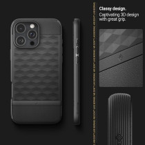 Caseology Parallax Mag For Iphone 16 Pro Case Cover Magsafe Compatible Military Grade, Matte Black