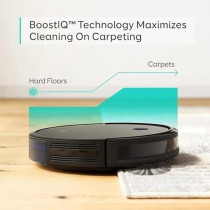 Eufy by Anker, BoostIQ RoboVac 11S (Slim), Robot Vacuum Cleaner, Super-Thin, 1300Pa Strong Suction, Quiet, Self-Charging Robotic Vacuum Cleaner, Cleans Hard Floors to Medium-Pile Carpets, Black, 1 Year Warranty