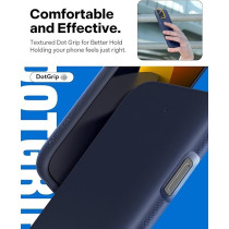 Caseology Nano Pop Mag For Iphone 16 Pro Case Cover Magsafe Compatible Military Grade, Blueberry Navy