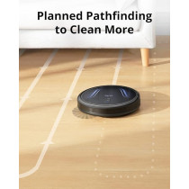 Eufy Robot Vacuum Cleaner eufy Clean G40+, Robot Vacuum, Self-Emptying Robot Vacuum, 2,500Pa Suction Power, WiFi Connected, Planned Pathfinding, Ultra-Slim Design, Perfect for Daily Cleaning, Black, 1 Year Warranty