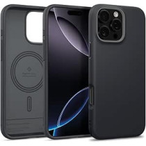 Caseology Nano Pop Mag For Iphone 16 Pro Case Cover Magsafe Compatible Military Grade, Black Sesame