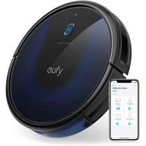 Eufy BoostIQ RoboVac 15C MAX, Wi-Fi Connected Robot Vacuum Cleaner, Super-Thin, 2000Pa Suction, Quiet, Self-Charging Robotic Vacuum Cleaner, Cleans Hard Floors to Medium-Pile Carpets, Black, 1 Year Warranty