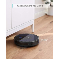 Eufy BoostIQ RoboVac 15C MAX, Wi-Fi Connected Robot Vacuum Cleaner, Super-Thin, 2000Pa Suction, Quiet, Self-Charging Robotic Vacuum Cleaner, Cleans Hard Floors to Medium-Pile Carpets, Black, 1 Year Warranty