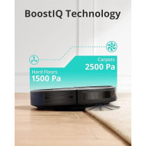 Eufy By Anker, Robovac G20 Hybrid, Robot Vacuum, Smart Dynamic Navigation, 2500 Pa Strong Suction, Ultra Slim, Quiet, Compatible With Alexa, Ideal For Hard Floors And Pet Hair, Black, T2258K11, 1 Year Warranty