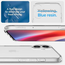 Spigen Liquid Crystal Designed For Iphone 16 Case Cover, Crystal Clear