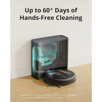 Eufy Clean by Anker RoboVac G40+ Robot Vacuum Cleaner with Self-Emptying Station, 2,500Pa Suction Power, WiFi Connected, Planned Pathfinding, Ultra-Slim Design, Perfect for Daily Cleaning, Black, 1 Year Warranty