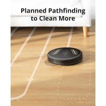Eufy Clean by Anker RoboVac G40+ Robot Vacuum Cleaner with Self-Emptying Station, 2,500Pa Suction Power, WiFi Connected, Planned Pathfinding, Ultra-Slim Design, Perfect for Daily Cleaning, Black, 1 Year Warranty